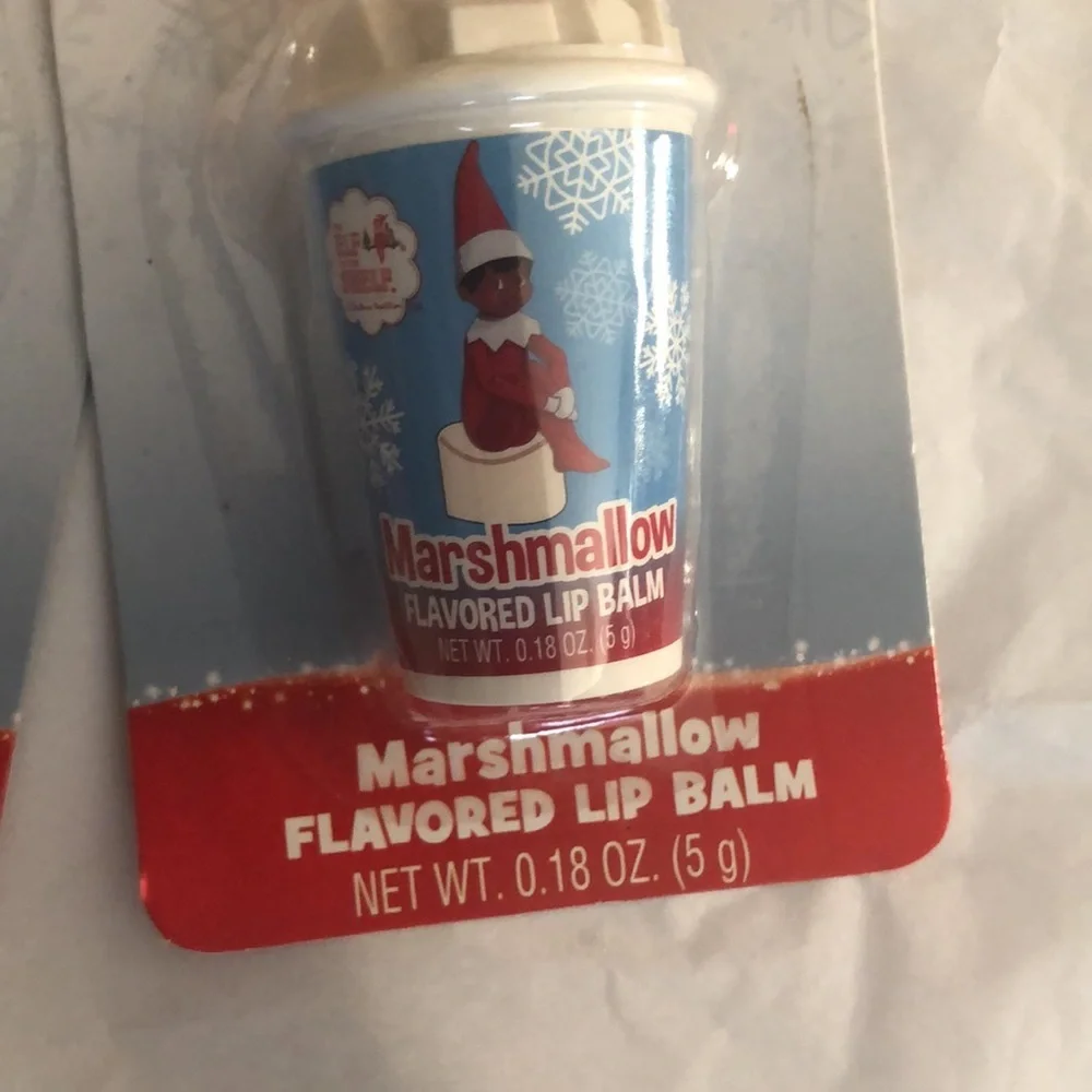 2pack Elf‎ on the shelf marshmallow flavored lip balm FREE with purchase new